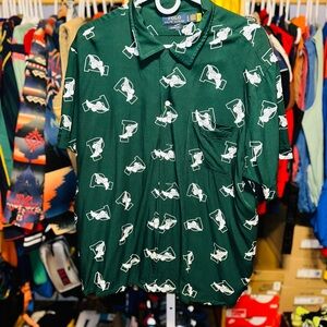 Polo by Ralph Lauren Green Casual Button Down Shirt